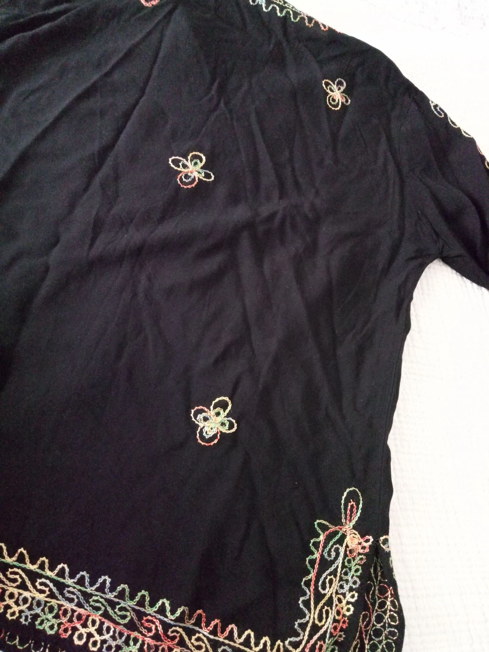 Túnica bordada negra – photo 3